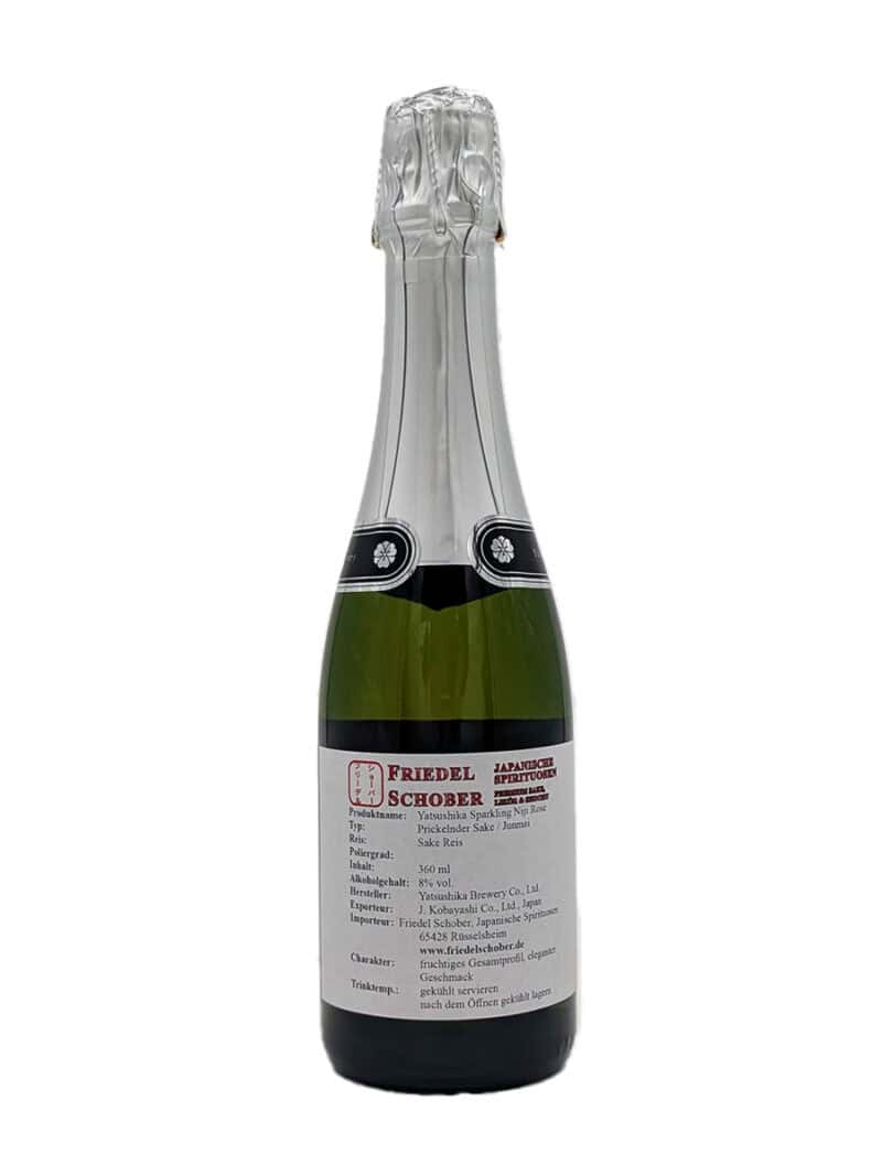 Yatsushika Sparkling Niji Rose 360ml – Bild 2