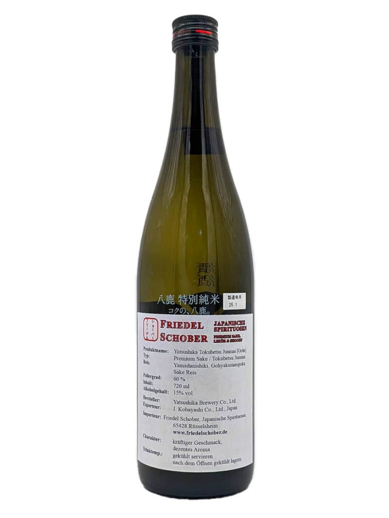 Yatsushika_Tokubetsu Junmai Gruen_720ml