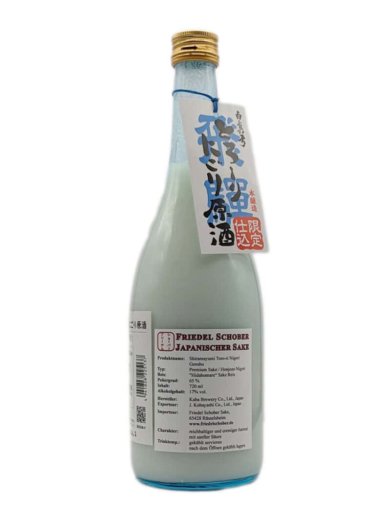 Sake Onlineshop Shiramayumi-Toro-ri-Nigori-Gensh